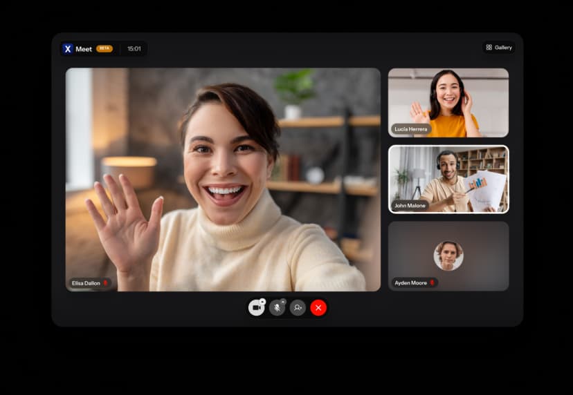 Internxt Meet Solution